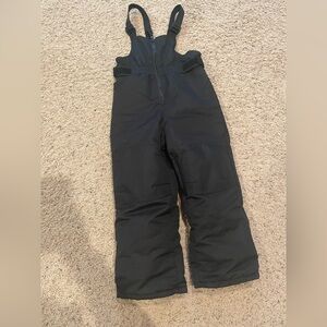 Cat & Jack Black Kids Snow Bibs